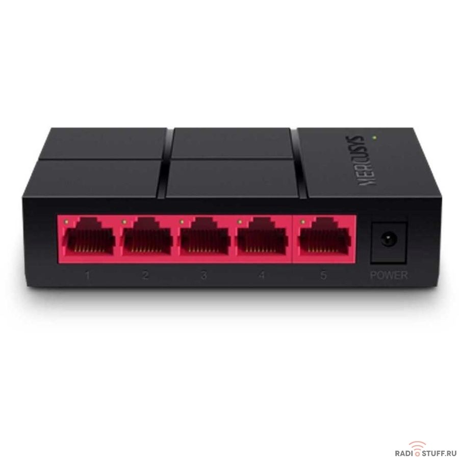MS105G Mercusys 5-портовый коммутатор 10/100/1000 Мбит/с
