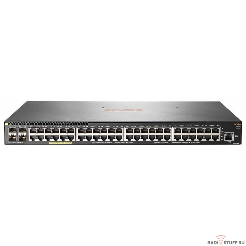HP JL260A Коммутатор Aruba 2930F 48G 4SFP Swch (48x10/100/1000 RJ-45, 4xSFP, L3 lite, 19") 