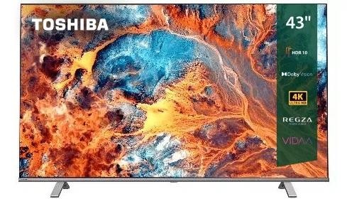Телевизор TOSHIBA 43" 4K/Smart 3840x2160 Wi-Fi 802.11n Bluetooth VIDAA черный 43C350KE