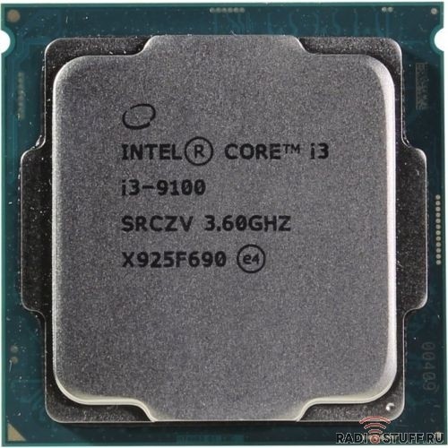 CPU Intel Core i3-9100 Coffee Lake OEM {3.60Ггц, 6МБ, Socket 1151v2}