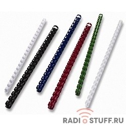 Office Kit Пластиковые пружины BP2065 22 мм белые 50 шт.