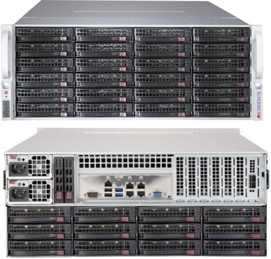 Корпус компьютерный Supermicro 4U SC847B LP CSE SAS3 Single Expander, 10K Fan 1200W PWS