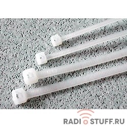 Hyperline GT-200IC Стяжка нейлоновая неоткрывающаяся, безгалогенная (halogen free), 200x3.6мм, (100 шт)