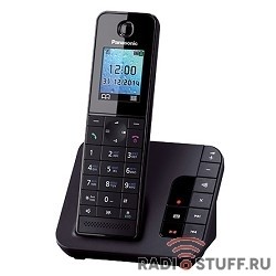 Panasonic KX-TGH220RUB  (черный) {АОН, Caller ID, "Радионяня"}