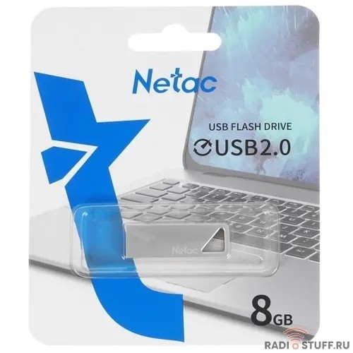 Netac USB Drive 8GB U326 NT03U326N-008G-20PN USB2.0 серебристый