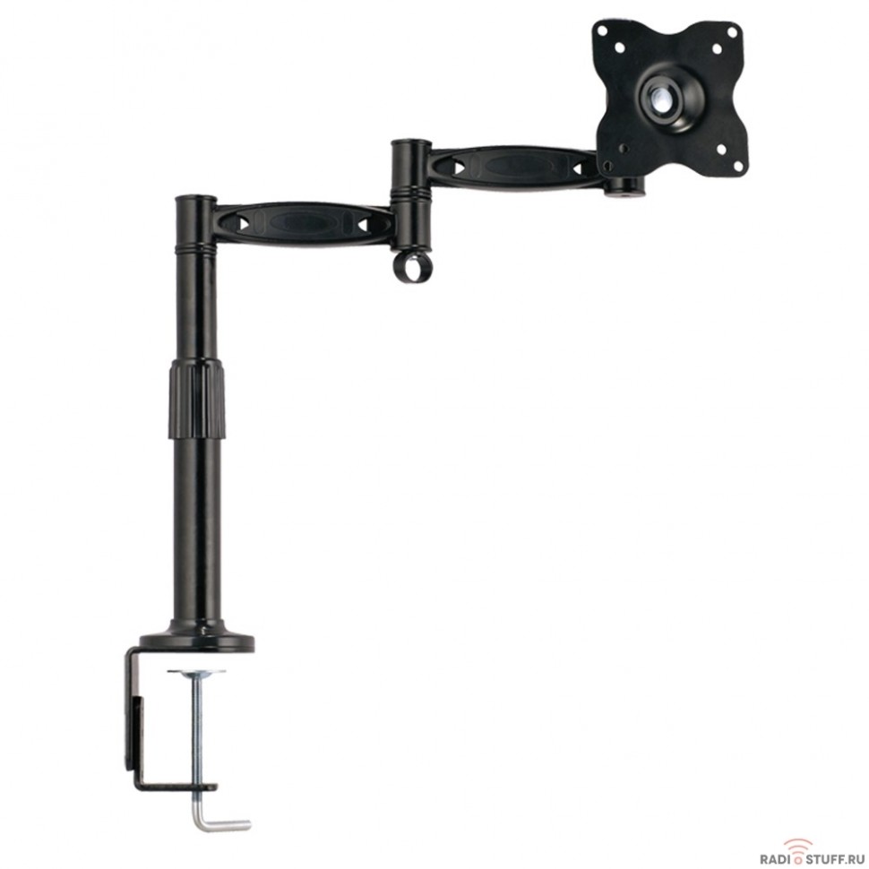 Kromax OFFICE-2 GREY TITAN Настольный кронштейн для монитора 15"-32" (до 10кг)